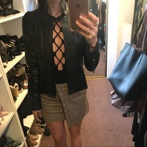 Ya-Ya Black Leather Jacket